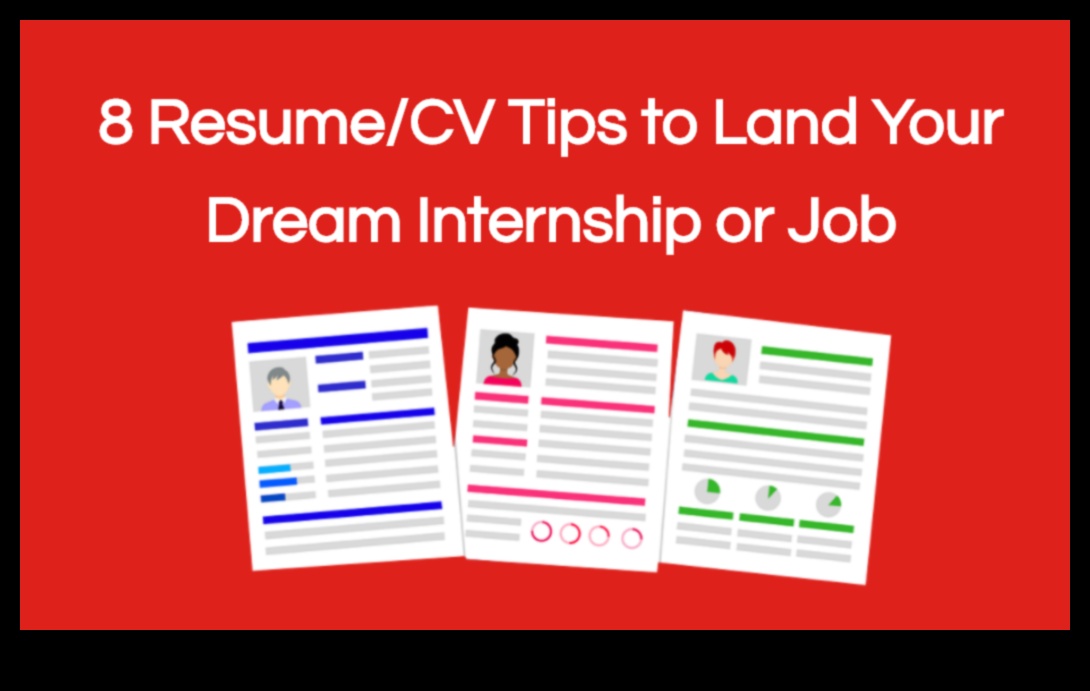 how to write a resume for internship