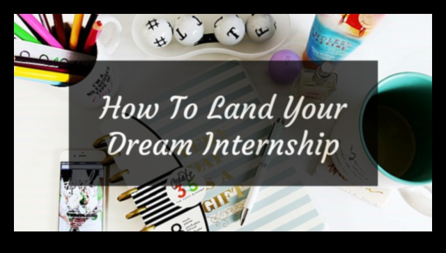 how to get an internship with no experience