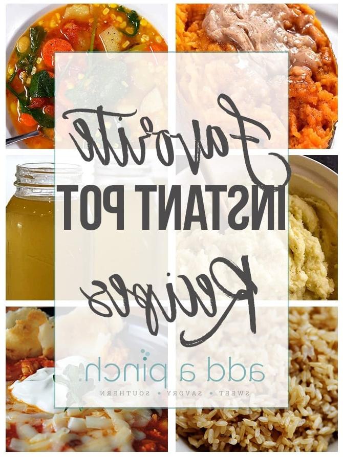 Αγαπημένες Συνταγές Instant Pot - Μοιράζομαι μερικές από τις αγαπημένες και πιο δημοφιλείς συνταγές Instant Pot στο Add a Pinch. Αυτές οι συνταγές Instant Pot είναι ιδανικές για πολυάσχολες καθημερινές και για την προετοιμασία μεγάλων γιορτινών γευμάτων ή οικογενειακών δείπνων! // owjam.com