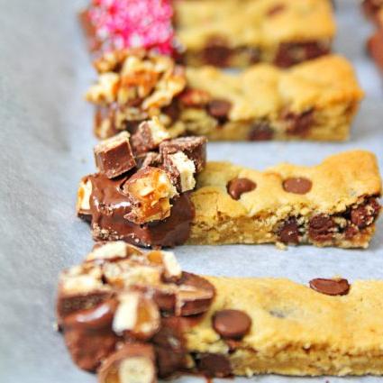 Συνταγή για Μπάρες Μπισκότων Σοκολάτας 2 Chocolate Chip Cookie Bars