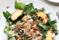 Grilled Chicken, Nectarine, and Gorgonzola Salad