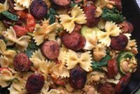 Hearty Smoked Sausage and White Bean Pasta
