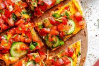 Mediterranean-Inspired Naan Pizza