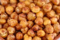 Addictive Roasted Chickpea Crisps