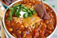 Hearty Slow Cooker Turkey Chili