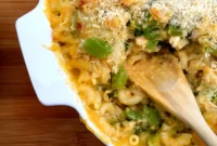 Creamy Chicken Broccoli Macaroni Bake