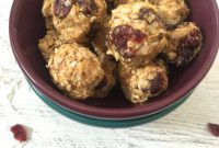 Easy Coconut Cranberry Energy Bites