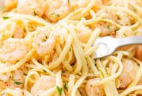 Zesty Lemon Garlic Shrimp Pasta