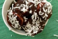 Frozen Chocolate Coconut Banana Bites