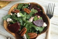 Savor Roasted Beet Salad with Goat Cheese Pecans and a Chance to Win a 25 Dollar Gift Card