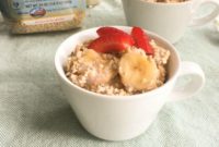 Creamy Strawberry Banana Coconut Overnight Steel Cut Oats
