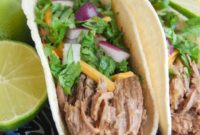 Flavorful Slow Cooker Shredded Beef Tacos