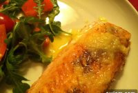 Golden Crispy Salmon with Zesty Carrot-Ginger Vinaigrette