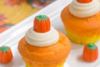 Delicious Candy Corn Cupcakes