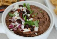 Creamy Black Bean Fresco Dip