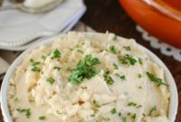 Set It and Forget It Gouda Mashed Potatoes