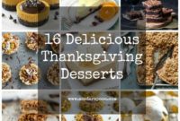 Decadent Thanksgiving Dessert Delights