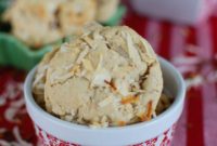 Golden Toasted Coconut White Chocolate Cookies