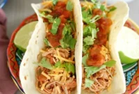 Easy Slow Cooker Shredded Pork Tacos