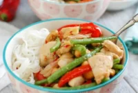 Fragrant Lemongrass Chicken Noodle Bowls