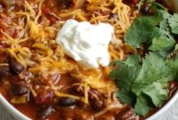 Hearty Beef and Bean Chili