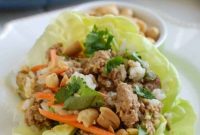 Spicy Thai Turkey Lettuce Cups