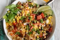 Heirloom Bean Burger Burrito Bowls