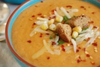 Homestyle Slow Cooker Cheesy Potato Corn Chowder