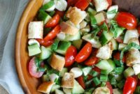 Torn Bread Caprese Salad