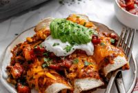 Quick Plant Based Enchiladas