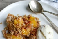 Golden Crumb Peach Delight