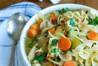 The Coziest Slow Cooker Chicken Noodle Soup