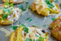 Creamy Gouda Smashed Potatoes