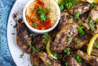 Zesty Sumac Lemon Baked Chicken Wings