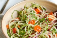 Zesty Asian Cucumber Noodle Salad