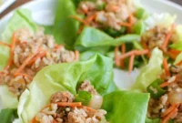 Zesty Pork Lettuce Cups