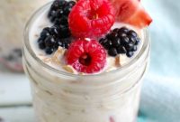 Triple Berry Overnight Oats