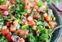 Roasted Mediterranean Eggplant Salad