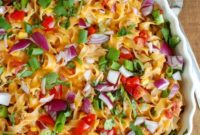 Effortless Mexican Noodle Bake