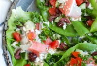 Zesty Mediterranean Surimi Lettuce Boats