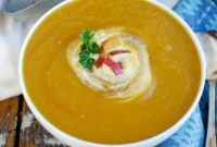 Butternut Apple Bliss Slow Cooker Soup