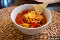 Easy Vegetarian Crockpot Chickpea Chili