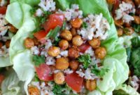 Mediterranean Sorghum Tabbouleh & Chickpea Power Wraps
