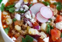 Tender Slow Cooker Pork Pozole
