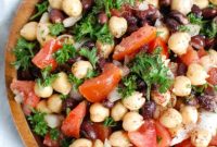 Mediterranean Chickpea and Bean Salad