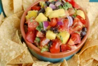 Sweet and Savory Mango Black Bean Salsa