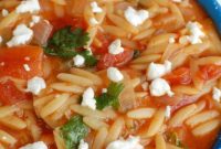 Velvety Tomato Herb Orzo Skillet
