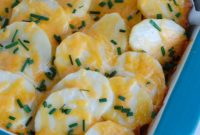 Decadent Spinach Artichoke Potato Gratin