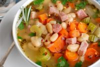 Hearty White Bean and Ham Soup