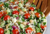 Vibrant Mediterranean Chickpea Cauliflower Salad